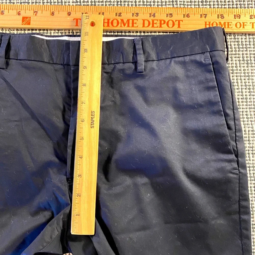 J.Crew Ludlow Slim Fit 3XDRY black Chino Pants Mens‎ 35x32 cotton blend career
